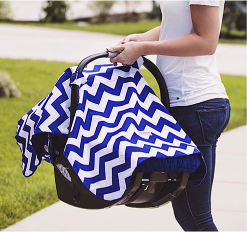 Free Carseat Canopy Cover | TheFrugalGirls.com
