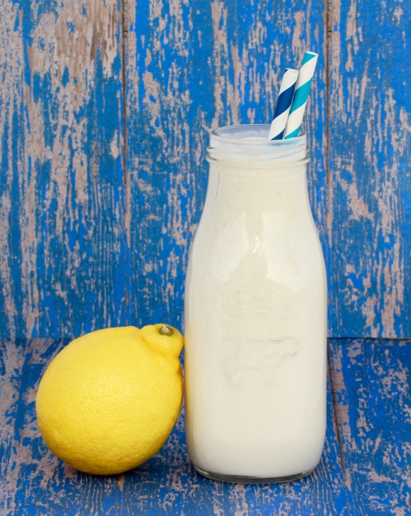 Frosted Lemonade Recipe at TheFrugalGirls.com