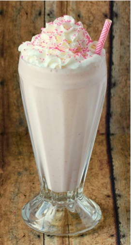 Strawberry Milkshake Recipe – Just 4 Ingredients - from TheFrugalGirls.com