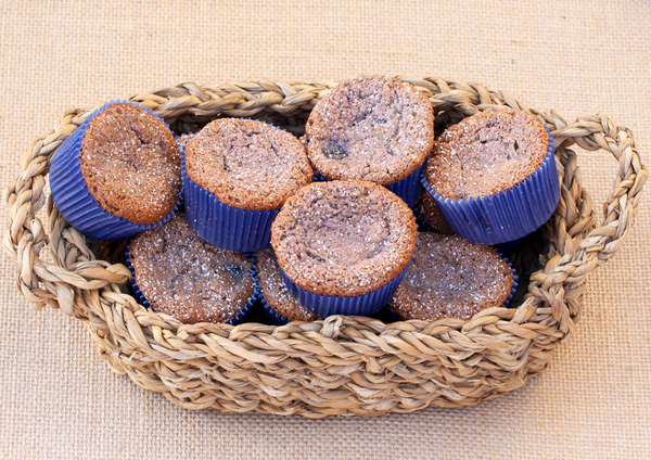 Blueberry Angel Food Cupcakes Recipe - 2 Ingredients - at TheFrugalGirls.com