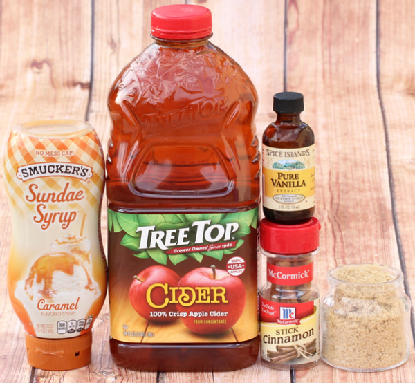 Crockpot Caramel Apple Cider Recipe from TheFrugalGirls.com