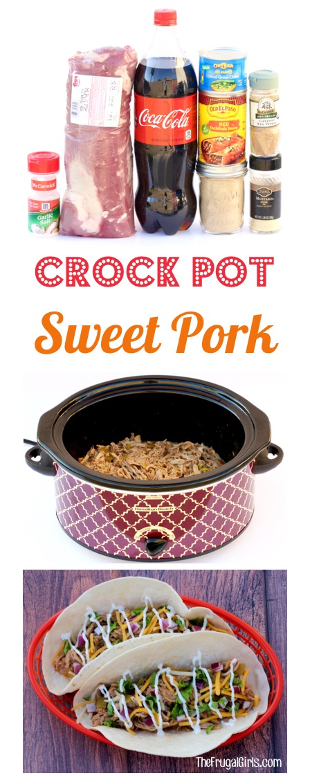 Slow Cooker Sweet Pulled Pork Recipe! {Cafe Rio Copycat} - The Frugal Girls