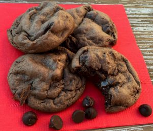 dark-chocolate-fudge-cake-mix-cookies