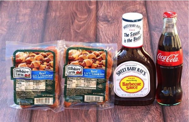 Easy Slow Cooker Barbecue Smokies Recipe at TheFrugalGirls.com