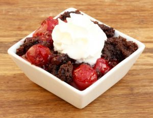 Crock Pot Chocolate Cherry Dump Cake Recipe (Black Forest) - TheFrugalGirls.com