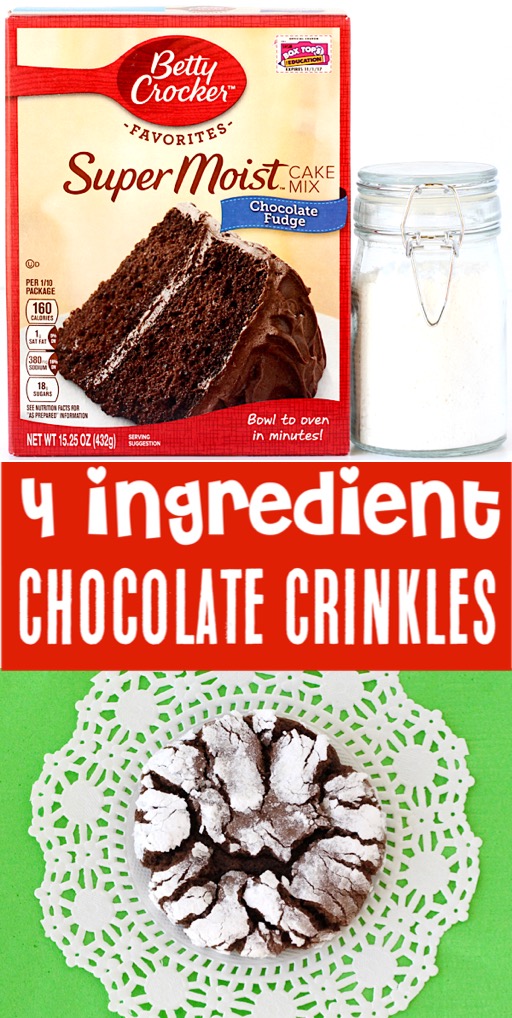 Chocolate Crinkle Cookies Recipe Best Easy Christmas Cookie