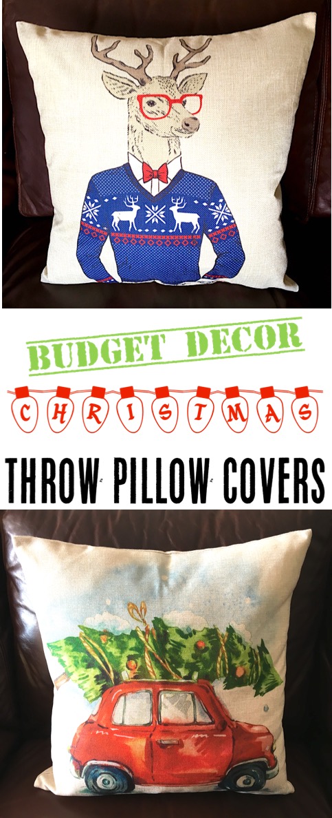 Christmas Throw Pillows for Couch or Bed