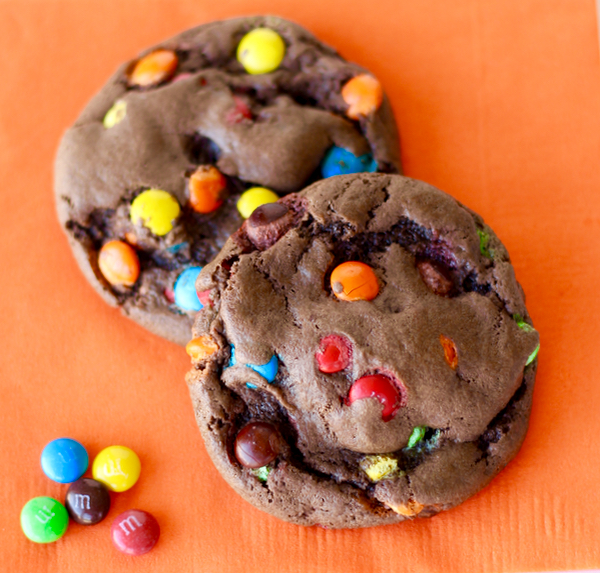 Chocolate M and M Cookies Recipe