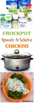 Crockpot Spinach Artichoke Chicken Recipe (The BEST!)