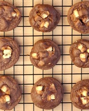 Easy Twix Cookies Recipe from TheFrugalGirls.com