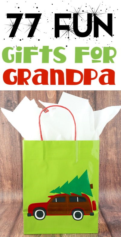 Christmas Gifts for Grandparents or Dad
