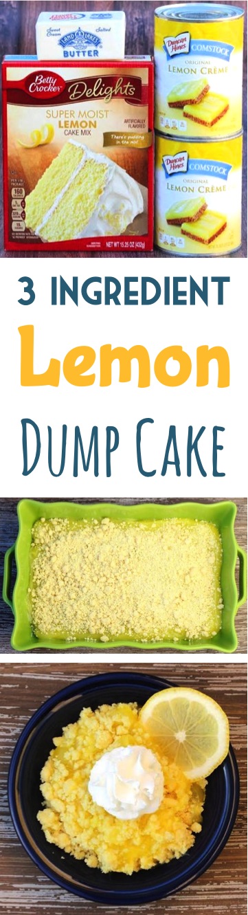 Crazy Easy Lemon Dump Cake