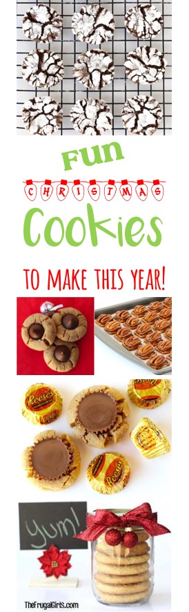 Fun Christmas Cookie Recipes from TheFrugalGirls.com