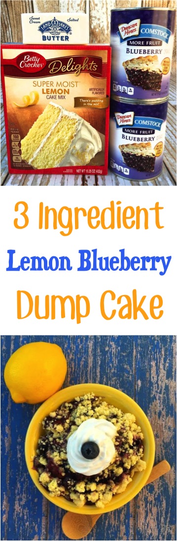 Lemon Blueberry Dump Cakes