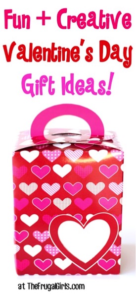 Creative Valentine's Day Gift Ideas from TheFrugalGirls.com