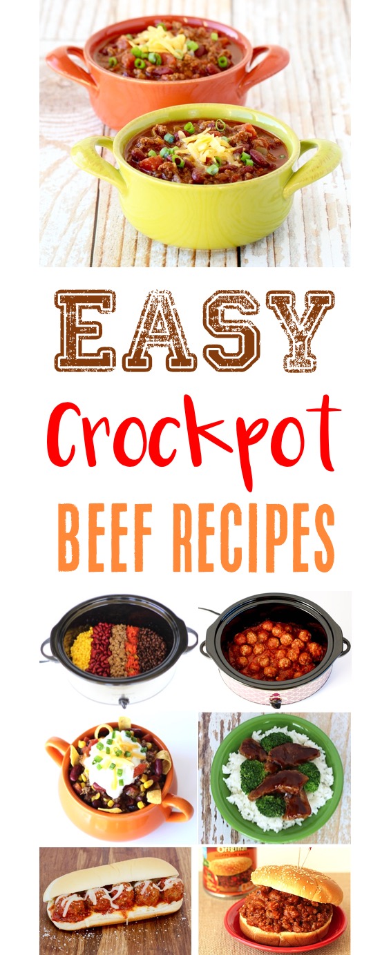 24 Crockpot Beef Recipes! {Easy Dinner Ideas} - The Frugal Girls