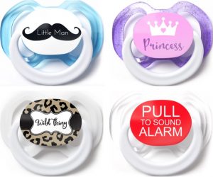 3 Free Pacifiers for Babies! {Customize Name & Design}