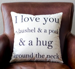 Love Decorative Throw Pillow Covers