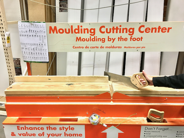 Home Depot Free Wood Cutting Center