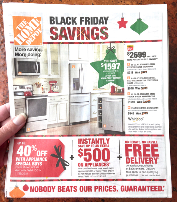 Home Depot Sales Ad Flyer