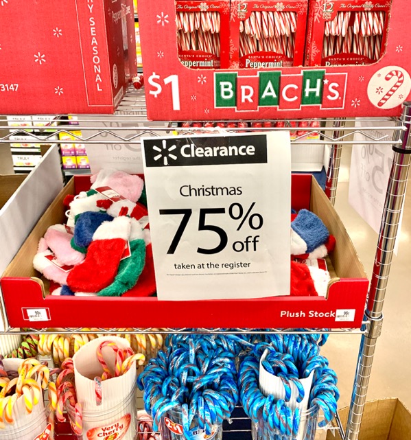 Walmart After Christmas Clearance