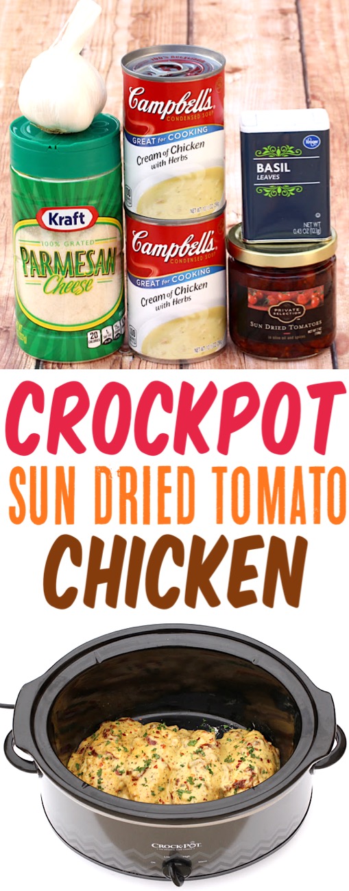 Crockpot Chicken Recipes Easy Sun Dried Tomato Slow Cooker Chicken Dinner