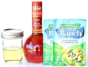 Ranch marinade ingredients.