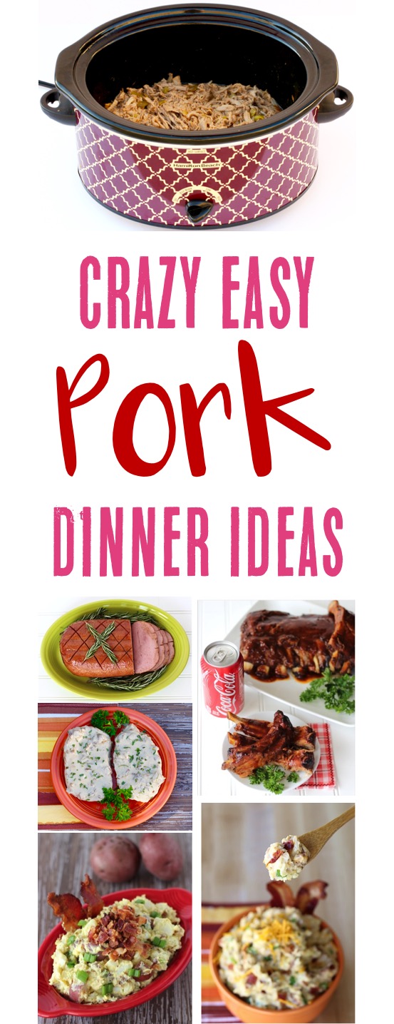 Pork Dinner Ideas at TheFrugalGirls.com
