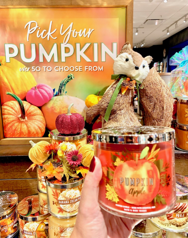 Bath and Body Works Fall Candles