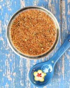 Blackened Chicken Dry Rub in a bowl.