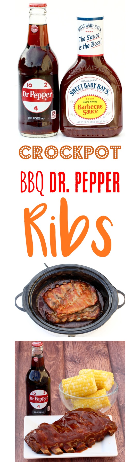 Crockpot Barbecue Dr. Pepper Ribs Recipe from TheFrugalGirls.com