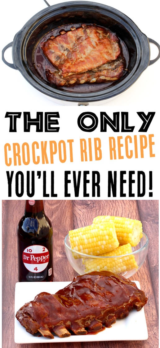 Crockpot Recipes for Ribs | Easy Slow Cooker Dr Pepper Barbecue Rib Recipe