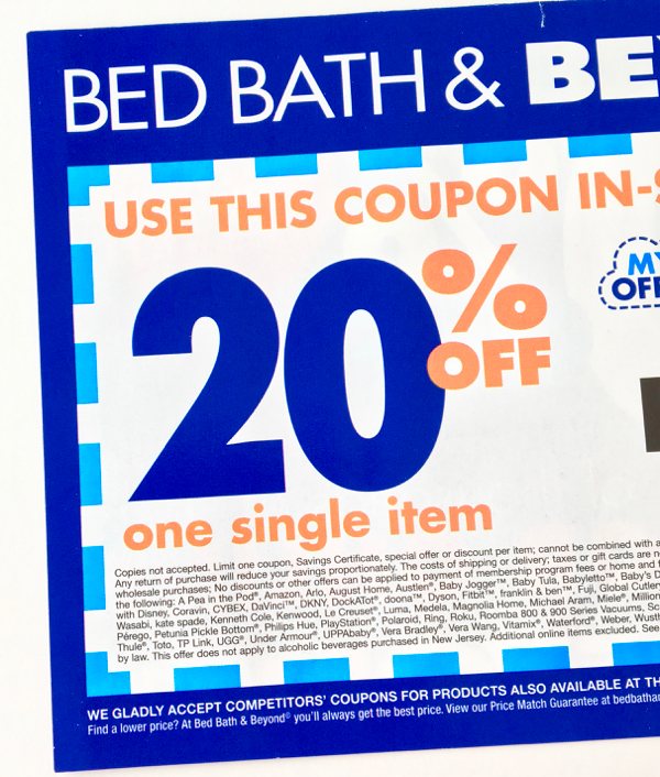 Bed Bath and Beyond Shopping Hacks