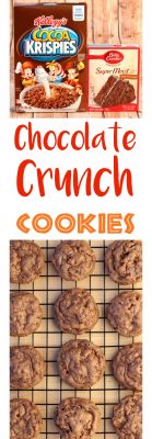 Chocolate Crunch Cookies Recipe! (4 Ingredients) - The Frugal Girls