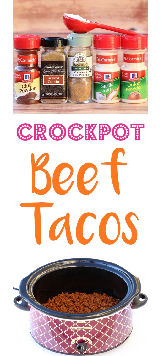 Crockpot Beef Tacos Recipe Slow Cooker Dinner | TheFrugalGirls.com