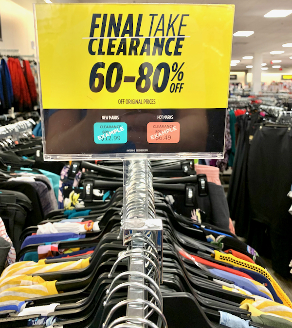 JCPenney Clearance