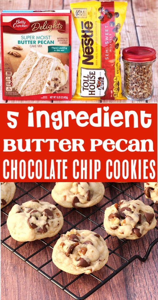 Cake Mix Cookies Recipes Easy Chocolate Chip Pecan Cookie Recipe