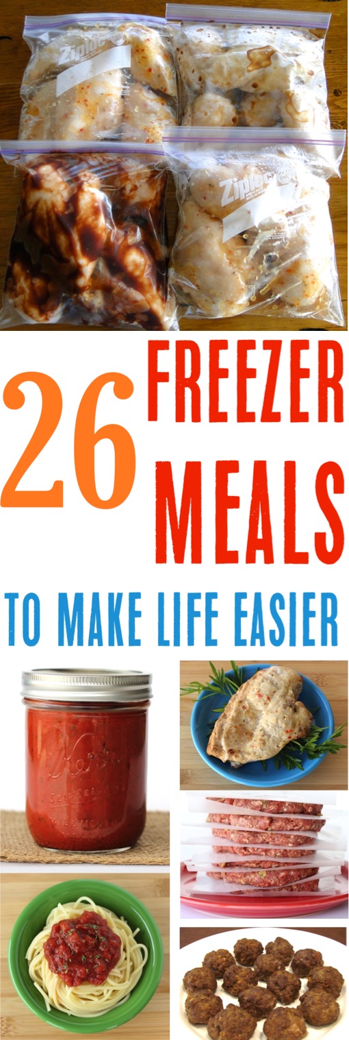 Freezer Meals Make Ahead Dinners