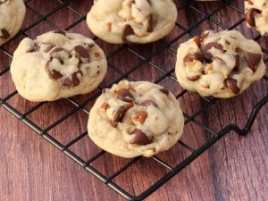 Butter Pecan Chocolate Chip Cookies from TheFrugalGirls.com