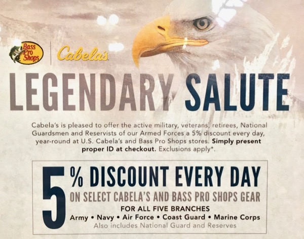 Cabela's Military Discount