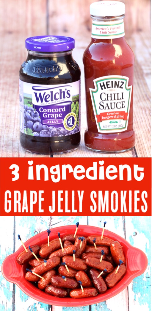 Little Smokies Crockpot Grape Jelly Easy Recipe - Best Appetizer Ever