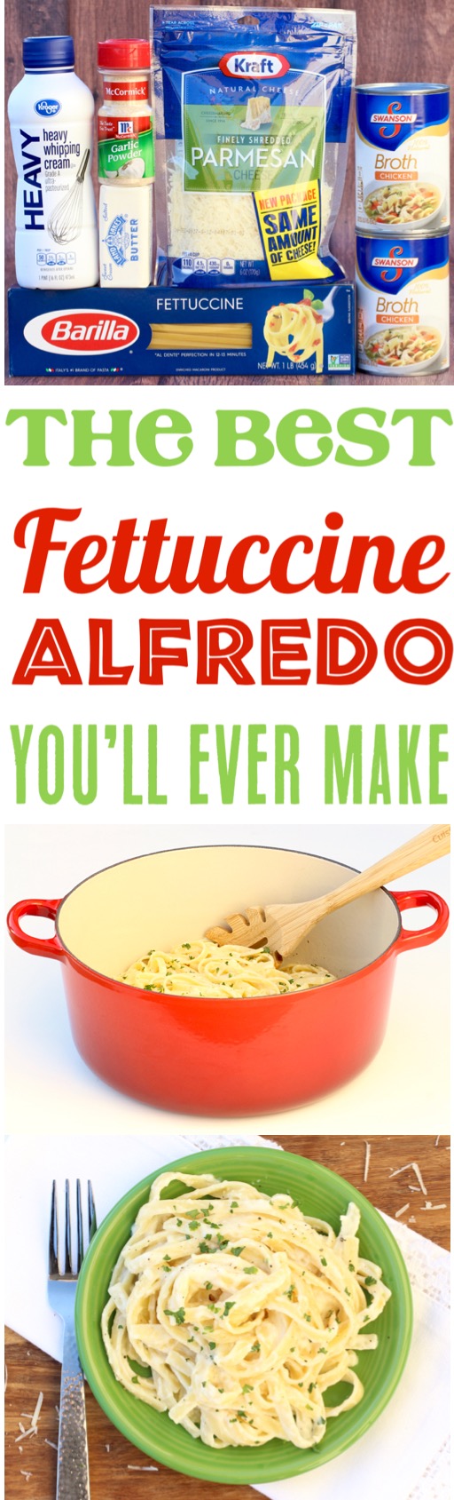 One Pot Fettuccine Alfredo Recipe Quick And Easy The Frugal Girls