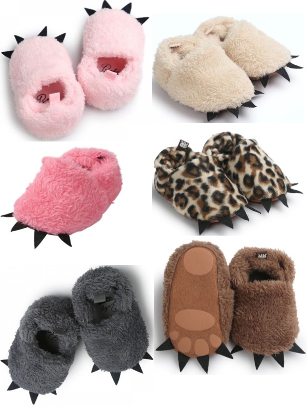 Free Baby Paw Slippers