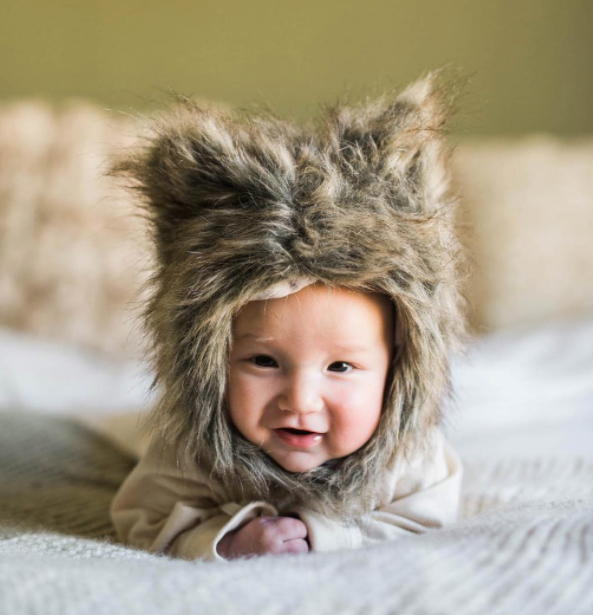 Baby Faux Fur Hat Freebie