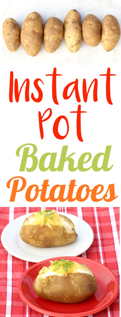 Instant Pot Potatoes Baked in your Pressure Cooker