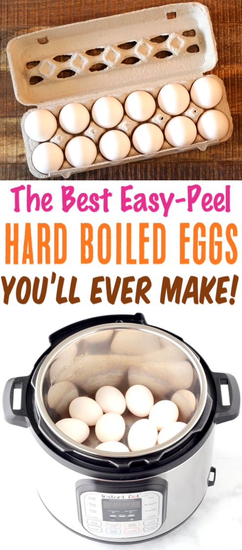 Instant Pot Recipes Easy Healthy Hard Boiled Eggs the Family Will LOVE