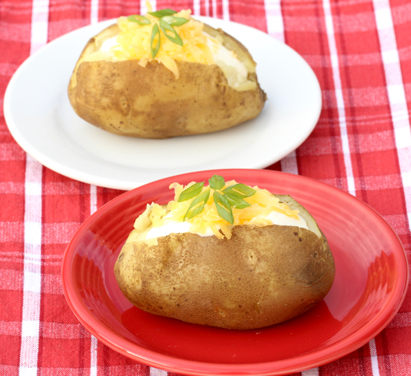 Pressure Cooker Baked Potatoes