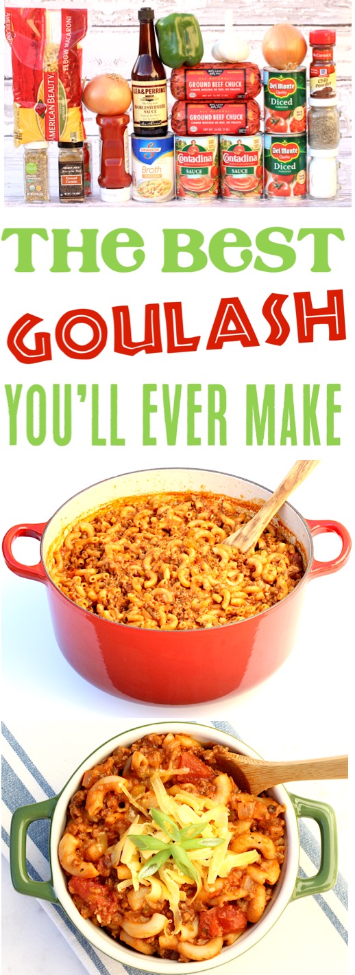Goulash Recipes Easy Ground Beef Pasta Dinner using just One Pot