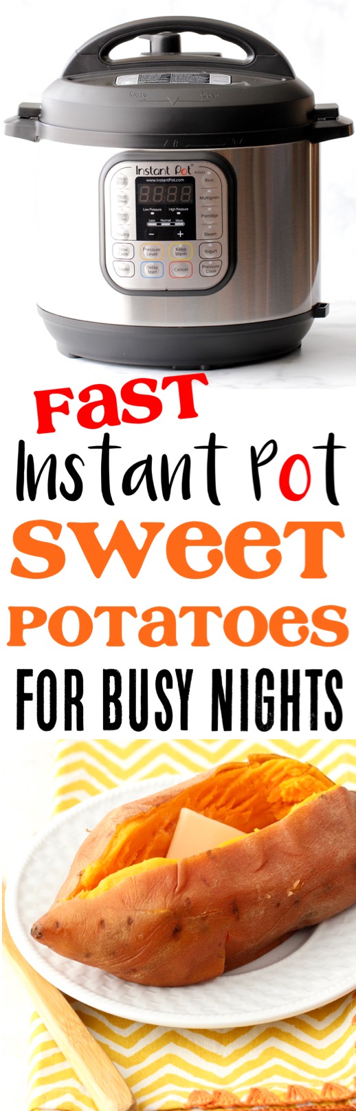 Instant Pot Recipes Healthy Easy Sweet Potatoes