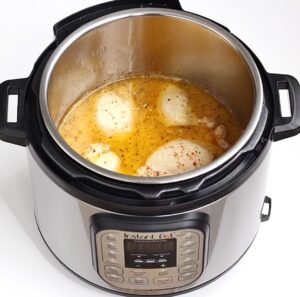 Italian chicken in Instant Pot.